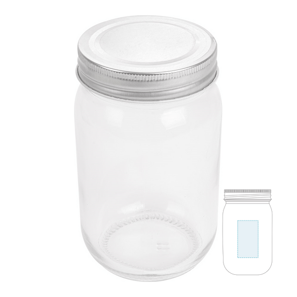 Frasco com Tampa Transparente Cristal